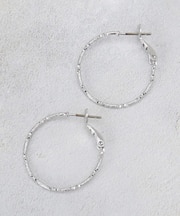 表面デザイン フープピアス