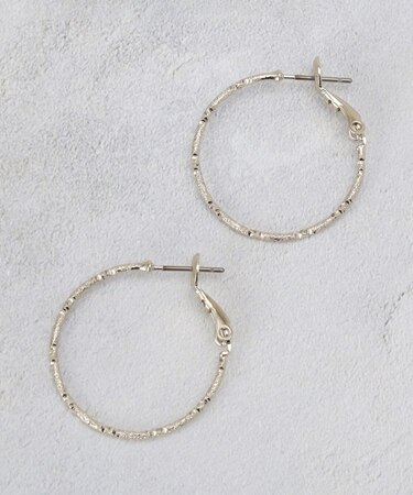 表面デザイン フープピアス