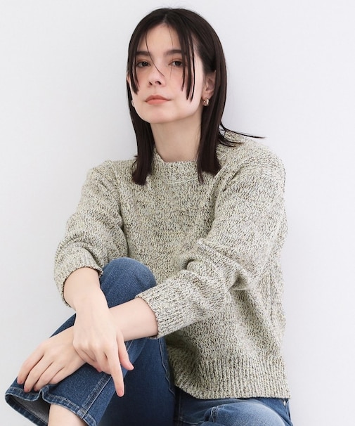 カラーMIXニット【洗濯機OK】