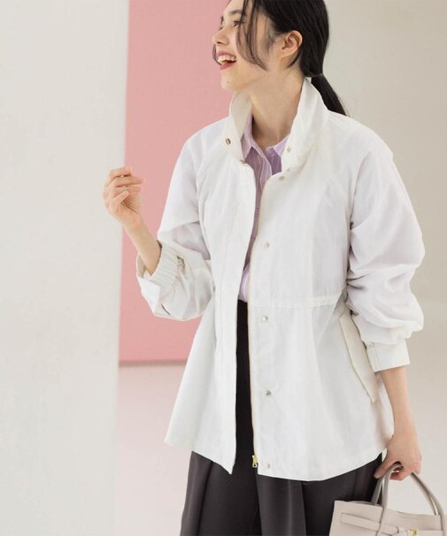 撥水スタンドZIPブルゾン【洗濯機OK/UVケア/花粉対応】