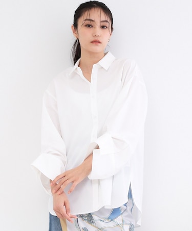 2WAY変形スリーブシャツ【洗濯機OK】