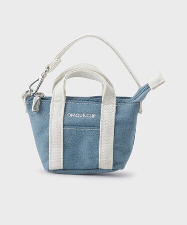 バイカラー帆布ミニBAGチャーム