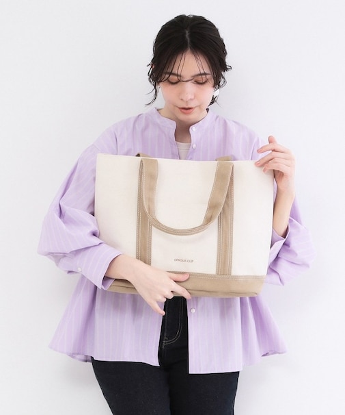 バイカラー帆布BIGトート