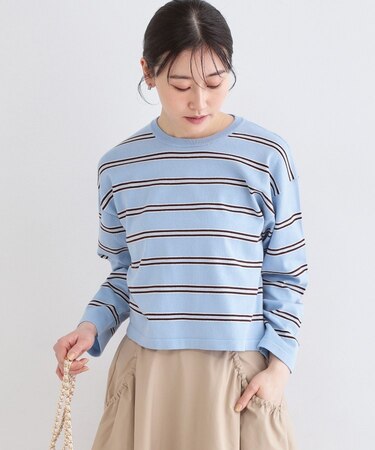 マルチボーダーニット【洗濯機OK】