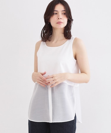 レイヤードドッキングタンクトップ【洗濯機OK】