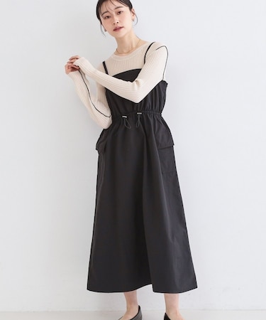 ポケットキャミワンピース【洗濯機OK】