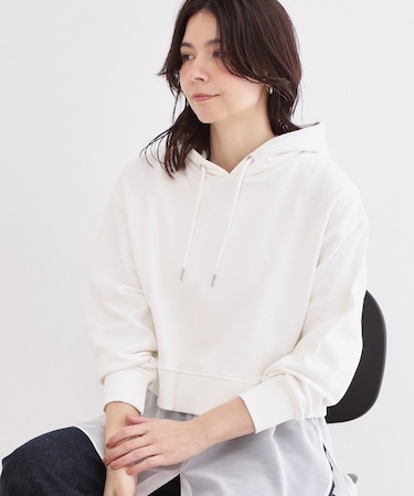 ショート裏毛フーディ【洗濯機OK】