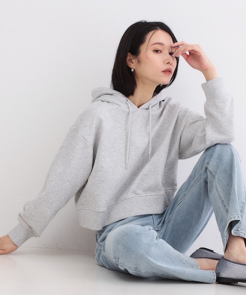 ショート裏毛フーディ【洗濯機OK】