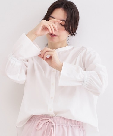 キャンディスリーブシャツ【洗濯機OK】