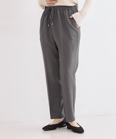 美脚ストレッチイージーテーパードパンツ【洗濯機OK】