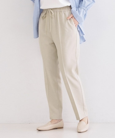 美脚ストレッチイージーテーパードパンツ【洗濯機OK】