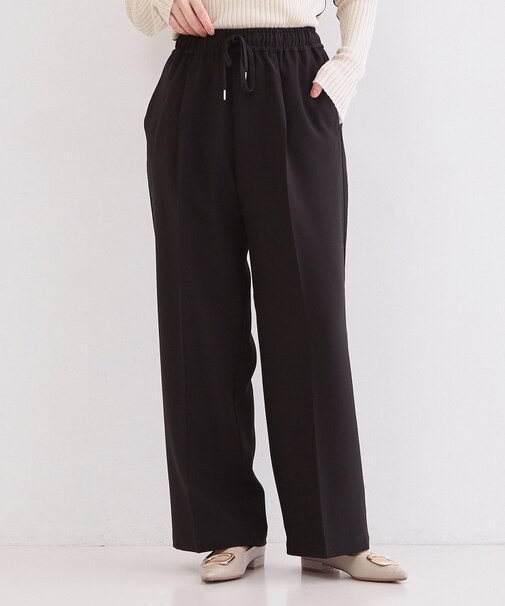 美脚ストレッチイージーワイドパンツ【洗濯機OK】