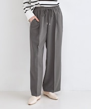 美脚ストレッチイージーワイドパンツ【洗濯機OK】