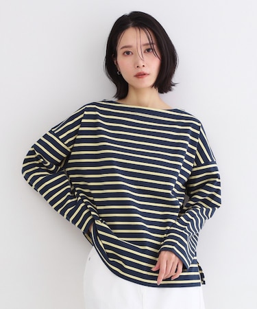 ボーダートップス【洗濯機OK】