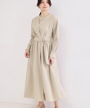 カシュクール風デザインワンピース【洗濯機OK】