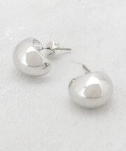 オーバルシェイプ メタルピアス