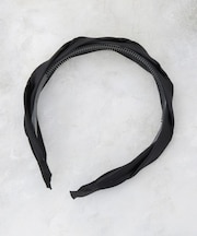 サテンねじりデザインカチューシャ