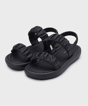 ギャザーベルトデザインサンダル