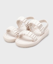 ギャザーベルトデザインサンダル