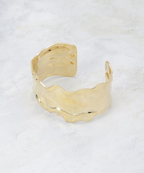 ニュアンスエンボス ワイドバングル