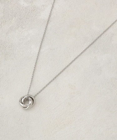 デザインリングスライドネックレス