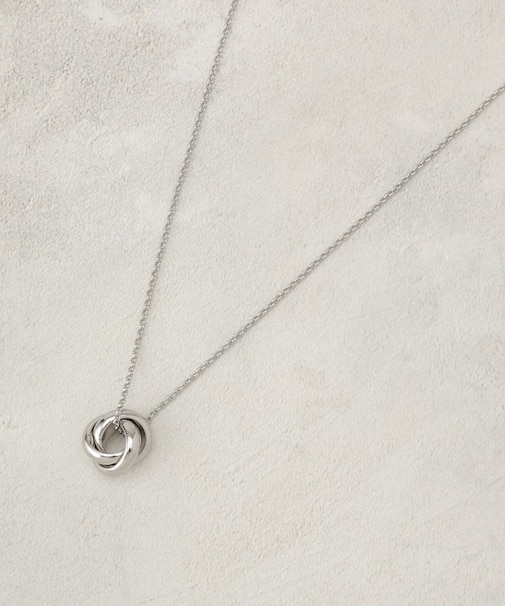 デザインリングスライドネックレス