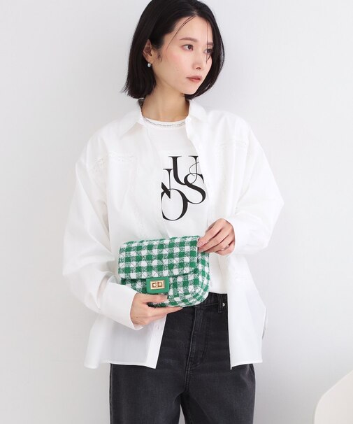 2WAYダイヤキルトチェーンショルダー