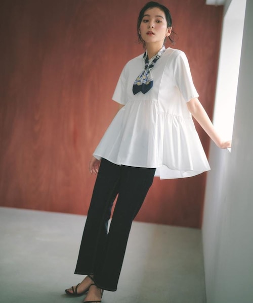 onit:ディープ Vネック ロング スリーブ TEE｜シップスの通販｜&mall