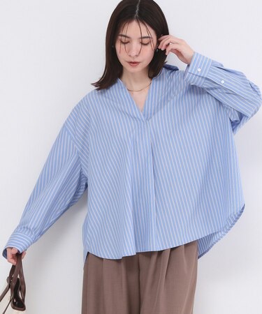 バックシャンスキッパーシャツ【洗濯機OK】