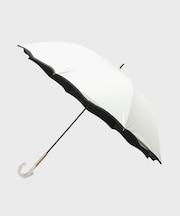 晴雨兼用バイカラーパイピングデザイン長傘