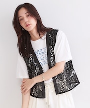 レースVネックベスト