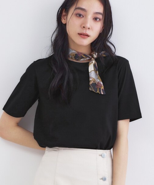 オーガニックコットン混ベーシックTシャツ【洗濯機OK】《SS～LL》