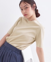 オーガニックコットン混ベーシックTシャツ【洗濯機OK】《SS～LL》