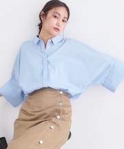 ハーフスリーブシャツ【洗濯機OK/防シワ加工】