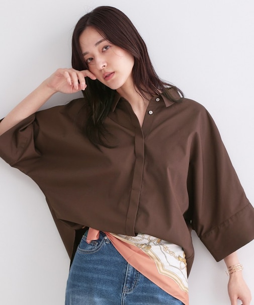 ハーフスリーブシャツ【洗濯機OK/防シワ加工】