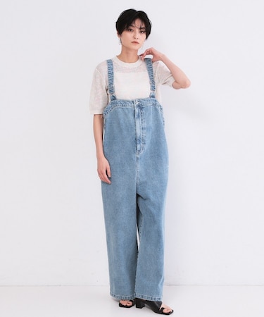 デニムサロペット【洗濯機ＯＫ】