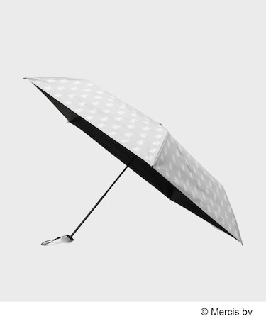 ◆【miffy】総柄プリントデザイン晴雨兼用軽量折りたたみ傘