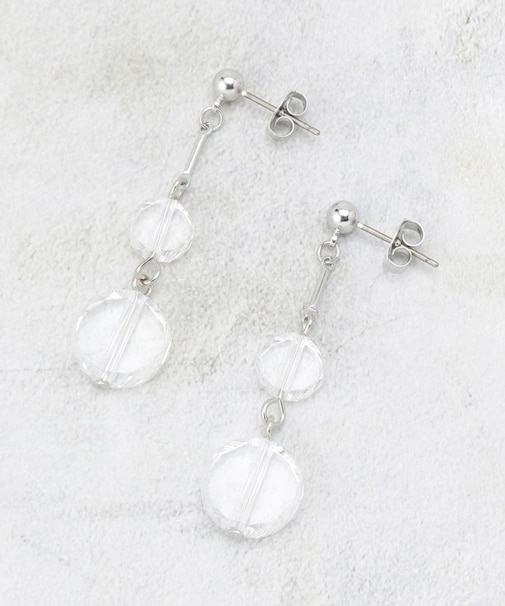 クリアスイングデザインピアス