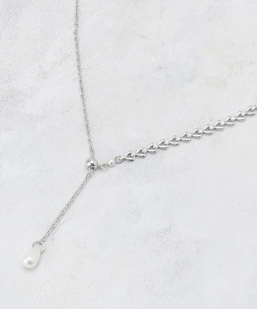 デザインミニチェーンスライドネックレス