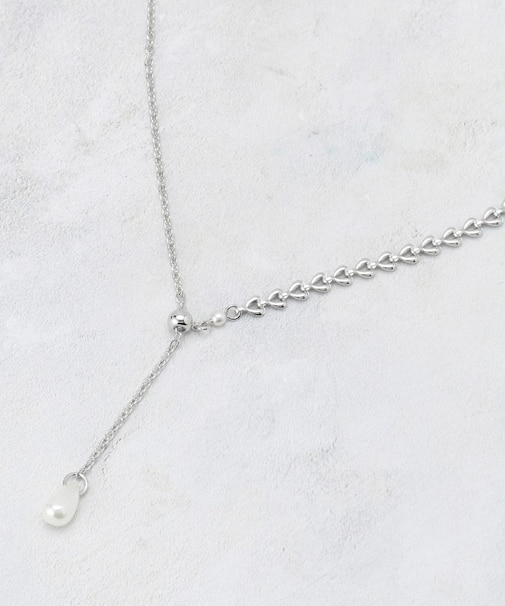 デザインミニチェーンスライドネックレス