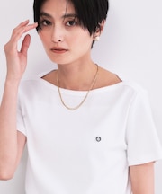 【PETIT BATERU／プチバトー】ボートネック半袖Tシャツ