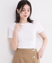 【PETIT BATEAU/プチバトー】クルーネック半袖Tシャツ