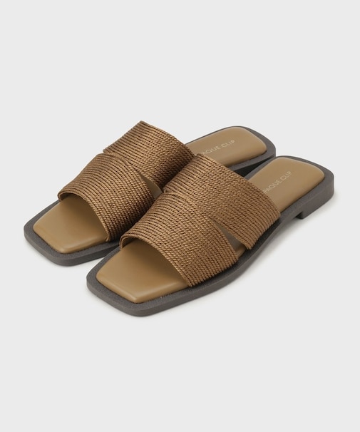 ラメコードラフサンダル