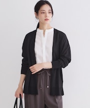 【接触冷感】ミディトッパーニットカーディガン《洗濯機OK／抗ピリング》