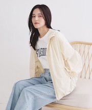 【UVケア/撥水】ライトフーディブルゾン《洗濯機OK》