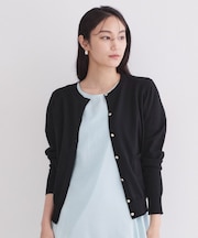 【UVケア】ポケットクルーニットカーディガン《洗濯機OK》