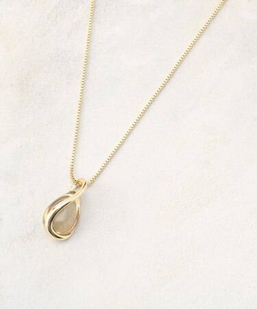 2WAYクリアカラードロップスライドネックレス