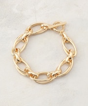 オーバルチェーンブレスレット