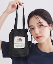 【FRUIT OF THE LOOM／フルーツオブザルーム】ナイロンドロストリングバッグ