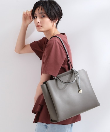 【軽量／2WAY／A4サイズ対応】3層仕様大容量合皮トートバッグ